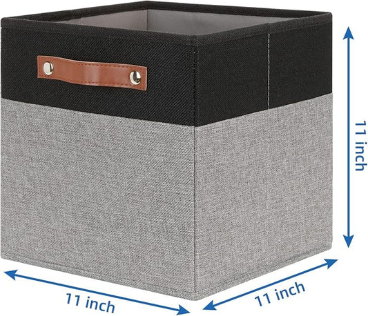 Temary 11 x 11 Cube Storage Bins Fabric Storage Cubes - Image 2