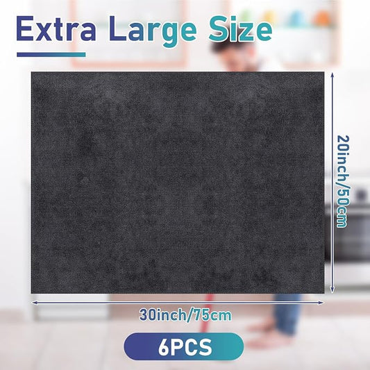 Newwiee 6 Pcs Extra Large Microfiber Cleaning Cloth 30" x 20" Washable Reusable - Image 2
