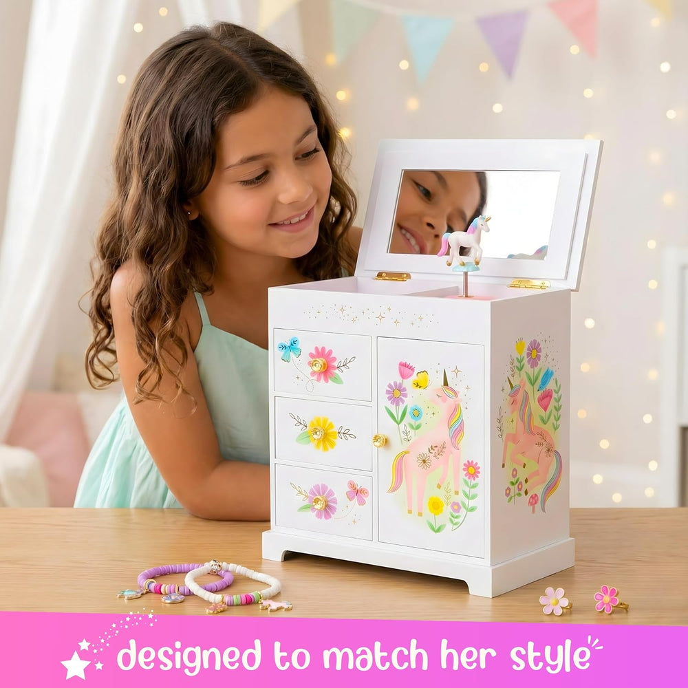 Giggle & Honey® Unicorn Musical Jewelry Box for Girls