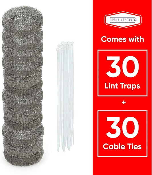 Washing Machine Lint Trap – Stainless Steel Hose Filter, Mesh Drain Catcher - Image 2