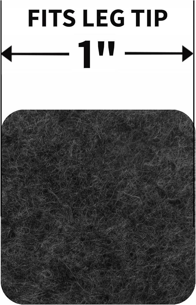 SOFTTOUCH 4717895N Heavy Duty Square Felt Furniture Pads to Protect Hardwood - Image 9