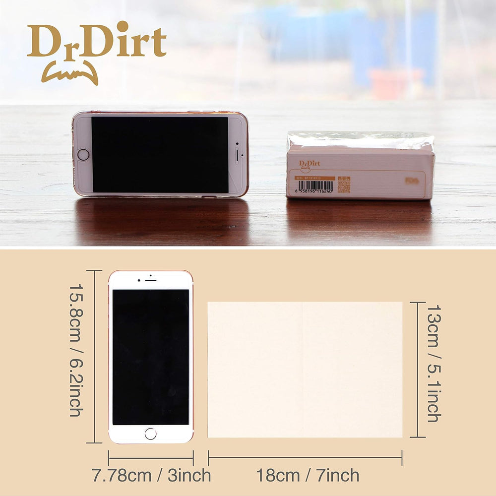 DrDirt Bamboo Facial Tissue Towels Paper in Bulk 36 Packs Refill Unscented Mi...