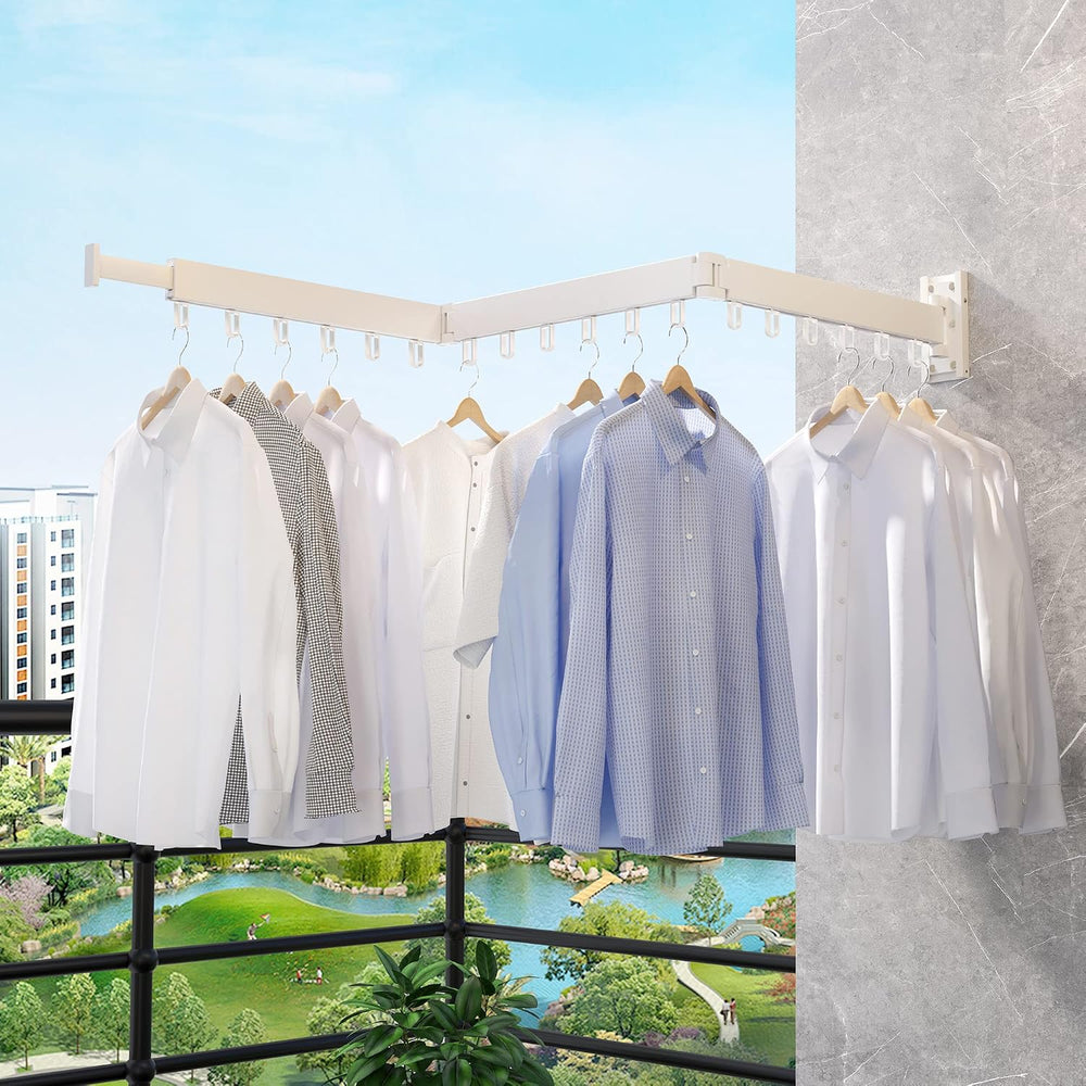 ZdwCyl Clothes Drying Rack Wall Mounted,Drying Rack Clothing,Clothes Hanging ...