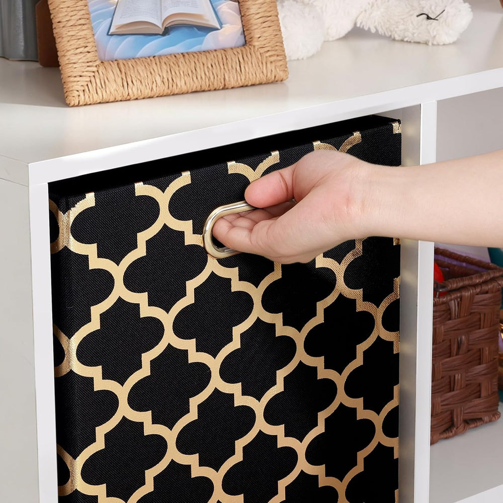 Posprica 11x11x11 Storage Cube Bins, Collapsible Storage Bins Fabric Storage ...