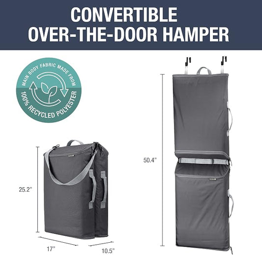 CleverMade Convertible Laundry Hamper Bag - Image 2