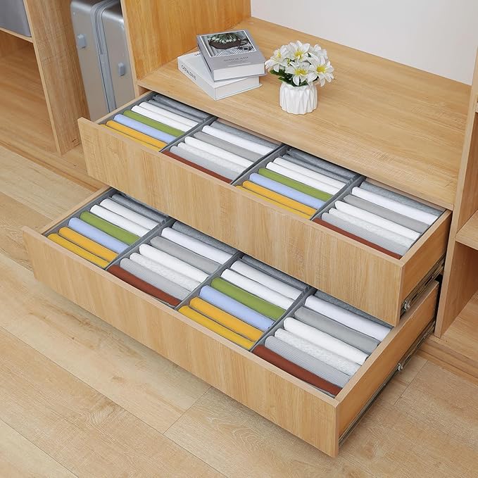 Qozary 4 Pack Drawer Organizers - Image 6