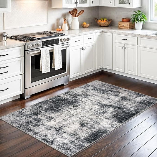 IOHOUZE Abstract Area Rug 3x5 Ft Washable Rugs - Image 2