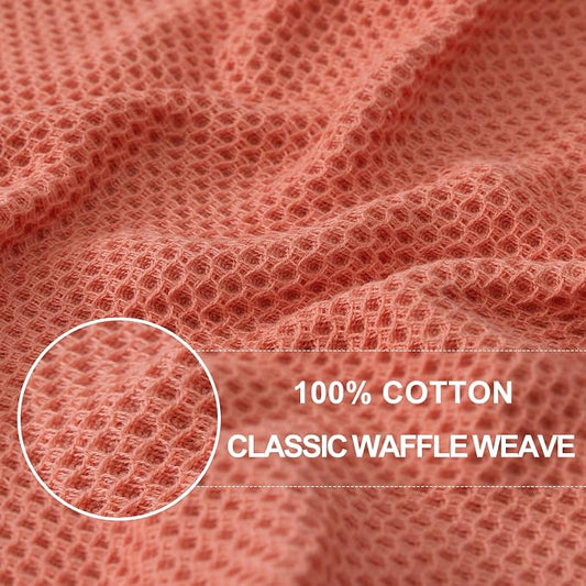 Homaxy 100% Cotton Waffle Weave Kitchen Dish Cloths, Ultra Soft Absorbent Quick - Image 2