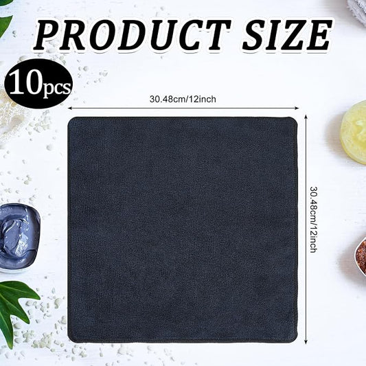 Tanlade Microfiber Cleaning Cloth Cleaning Rags Reasonable Kitchen Towels - Image 2