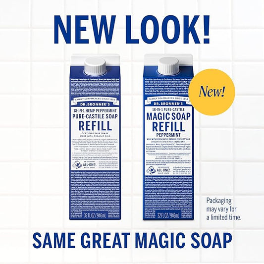 Dr. Bronner's Magic Soap-Pure-Castile Liquid Refill - Image 2
