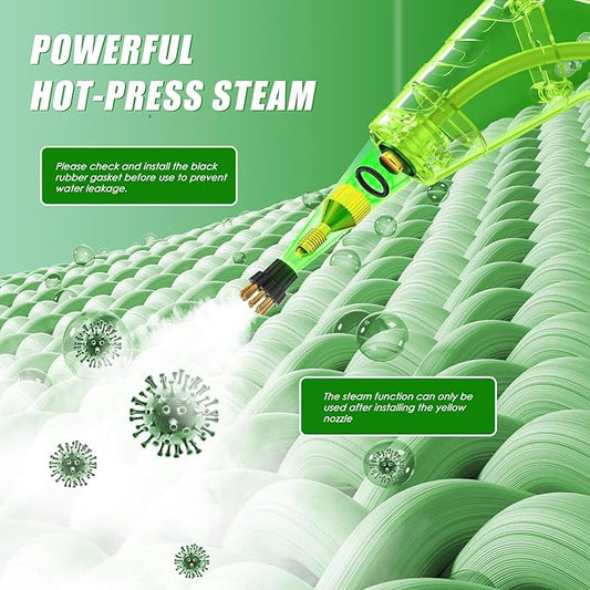 8-in-1 Handheld Steam Cleaner, 2200W High Pressure Steam Cleaner, 1.2L Portable - Image 2