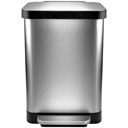 Hefty Stainless Steel Step Trash Cans - Image 9