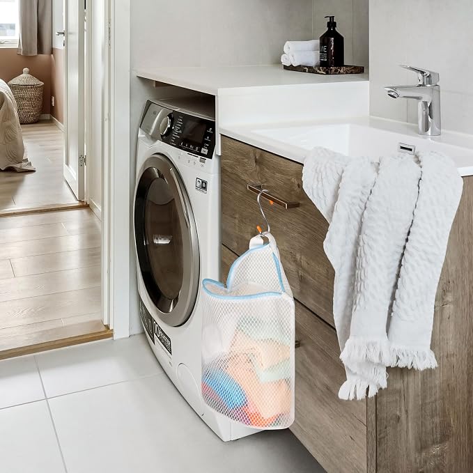 5Pcs Hanging Laundry Bags for Socks - Image 8