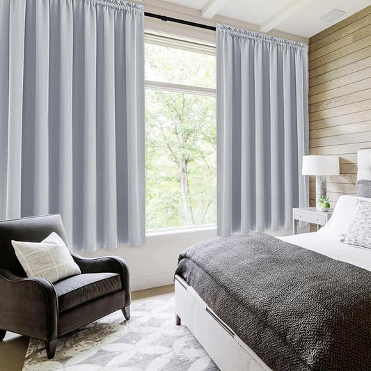 DWCN Blackout Curtains for Living Room Thermal Insulated, Energy Saving & Noise - Image 2