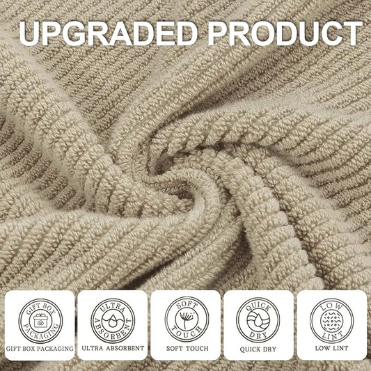 VOOVA & MOVAS Tan Bath Towels - Image 2