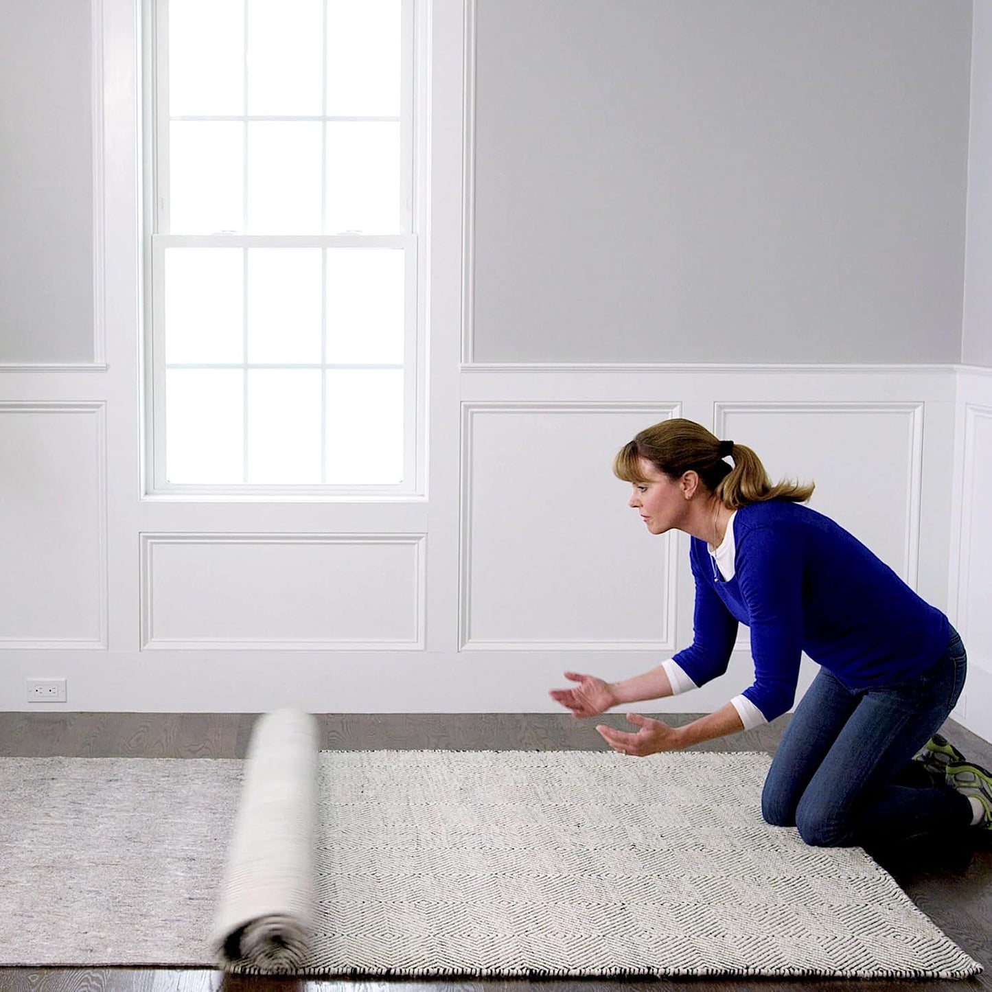RUGPADUSA, 10'x14', Non-Slip Felt and Rubber Rug Pad (1/4" Thick), Protects Your Floors, Low-VOC, 100% Made in the USA, 2-Year Warranty