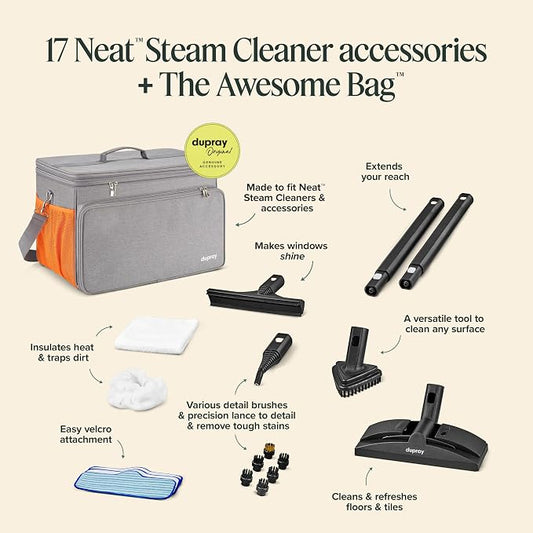 Dupray Neat Steam Cleaner with 18-Piece Kit – Powerful, chemical-free cleaning - Image 2