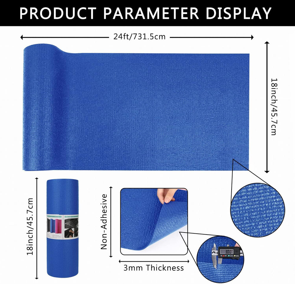 Foam Toolbox Liner Drawer Liner, Non-Slip Shelf Liners 18" W x 288"...