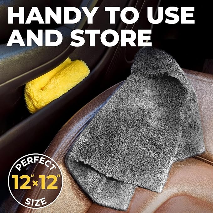 Edgeless Microfiber Towels for Cars – 6pk - Image 7