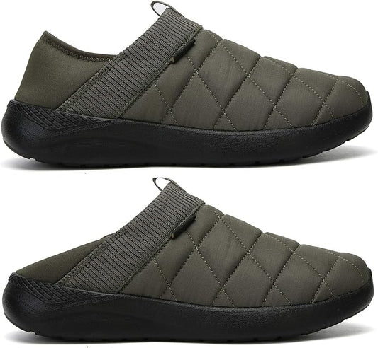 KUBUA Slippers for Men and Womens Indoor House Shoes Plush Slip on Outdoor - Image 2