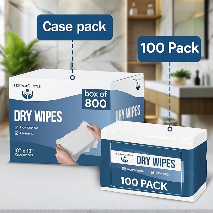 Dry Wipes for Adults - Image 6