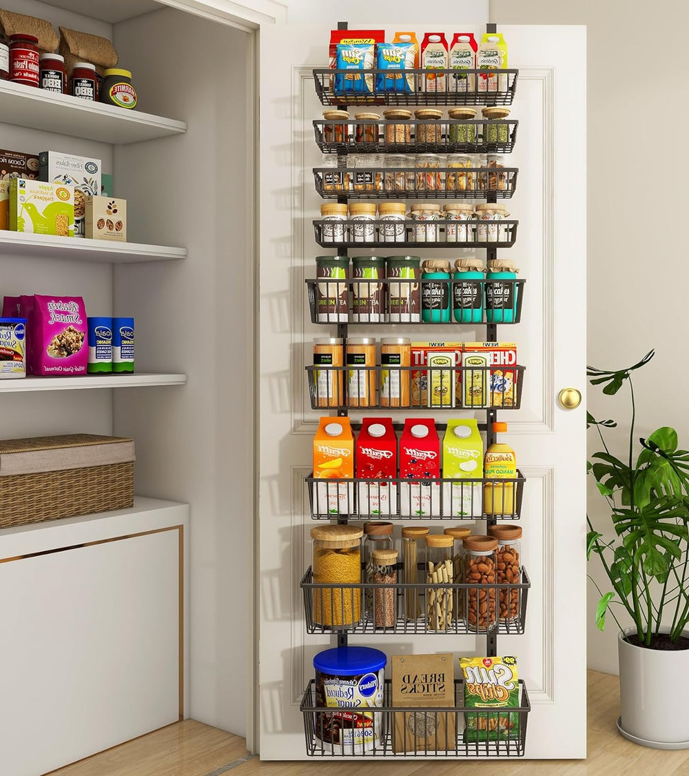 9-Tier Over The Door Pantry Organizer, Pantry Storage and Organization