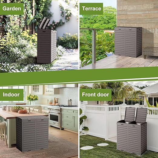 62 Gallon Outdoor Trash Can - Image 7