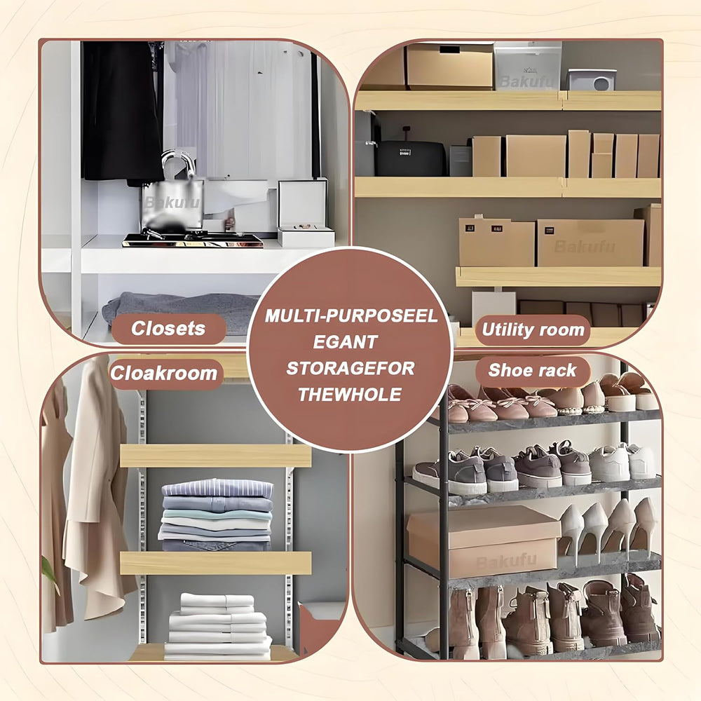 5 Pack Wire Shelf Covers,47x20x2in Wire Rack Covers for Pantry Durable PVC Sh...