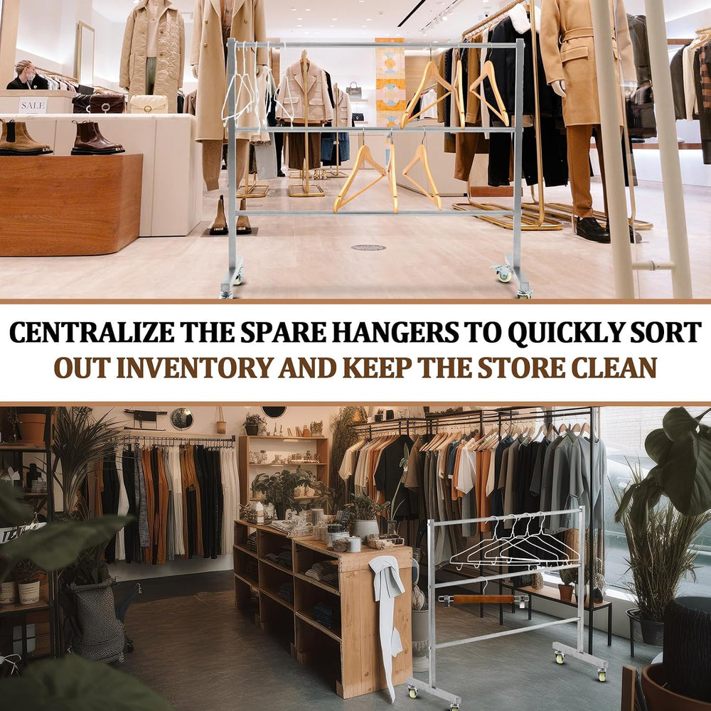 DoubleFill 3 Tier Hanger Organizer Stacker Clothes Hanger Holder Hold up 200 ...