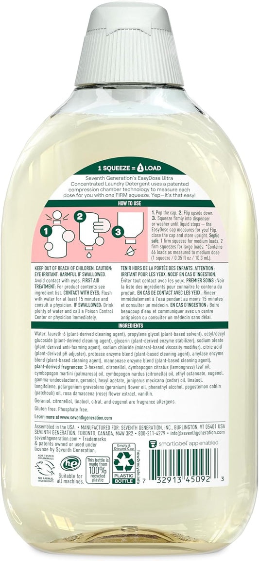 Seventh Generation EasyDose Laundry Detergent, Ultra Concentrated: 66 Loads - Image 2
