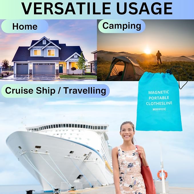 Magnetic Clothesline for Cruise Ship Cabin Approved - Image 6