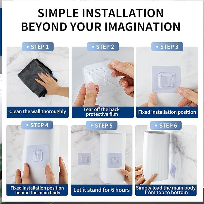 Toilet Brush & Holder Set, Lightweight Plastic Handle, Space Saving - Image 7