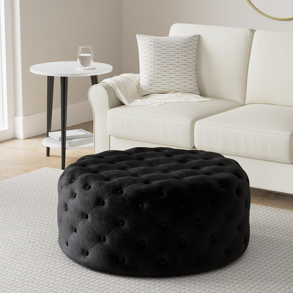 Meridian Furniture Addison Collection Modern | Contemporary Velvet Upholstere...