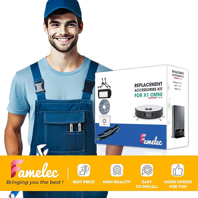 Upgrade Parts & Accessories for Ecovacs Deebot X1 Omni Robot Vacuum and Mop - Image 9