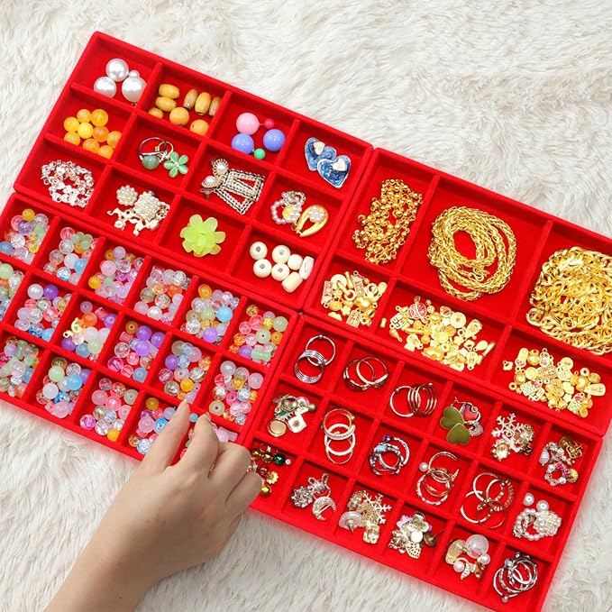 Earring Organizer Stackable Jewelry Storage Box Jewelry Drawer Organizer - Image 9