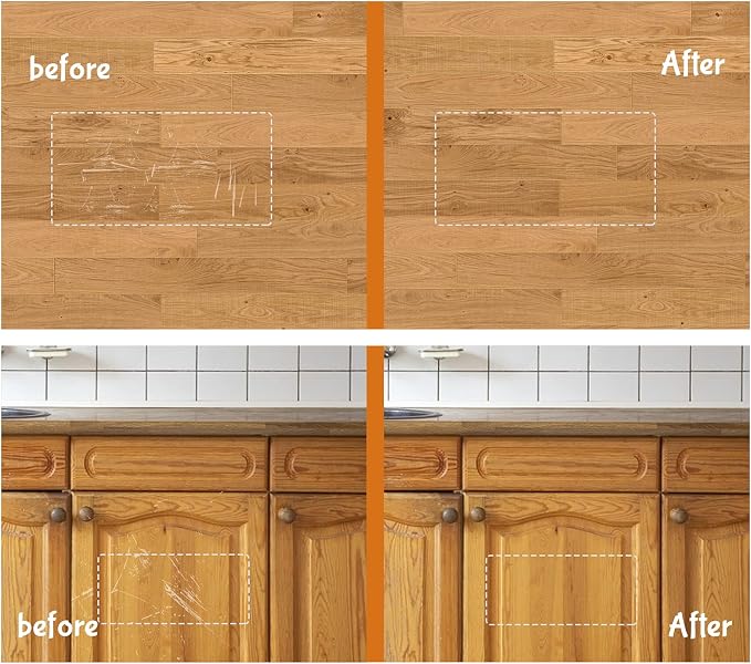 REALINN Wood Furniture Repair Kit 8 Light Colors- Wood Fillers and Touch Up - Image 6