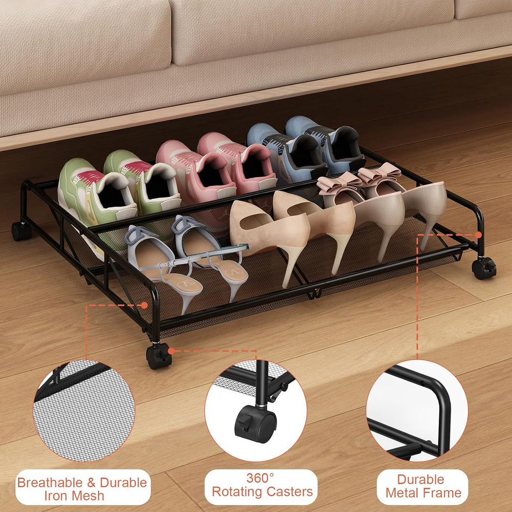 Under Bed Shoe Storage Organizer, Under Bed Storage Containers