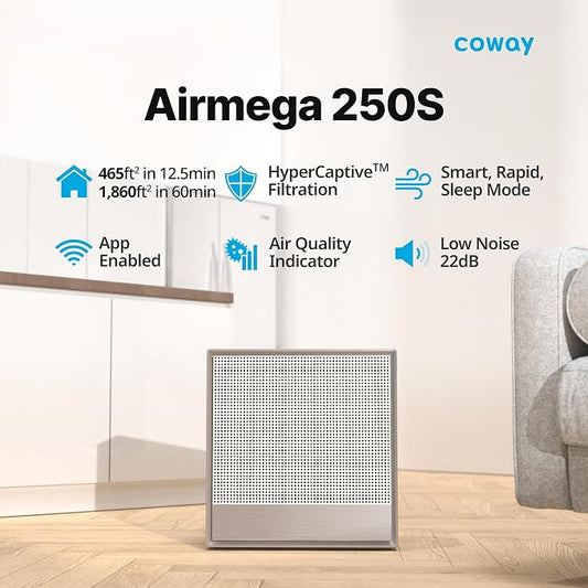 COWAY Air Purifiers for Home Large Room Up to 930 ft², Washable Pre-Filter and - Image 2