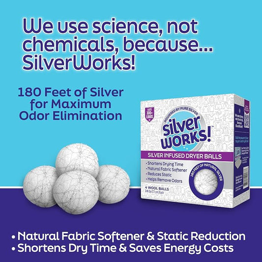 Wool Dryer Balls Laundry Reusable - Image 2