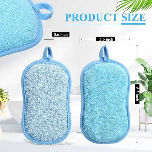Boao 10 Pieces Multipurpose Kitchen Scrub Sponges, Non-Scratch Microfiber Scrub - Image 2