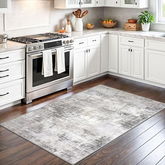 IOHOUZE Abstract Area Rug 3x5 Ft Washable Rugs - Image 2