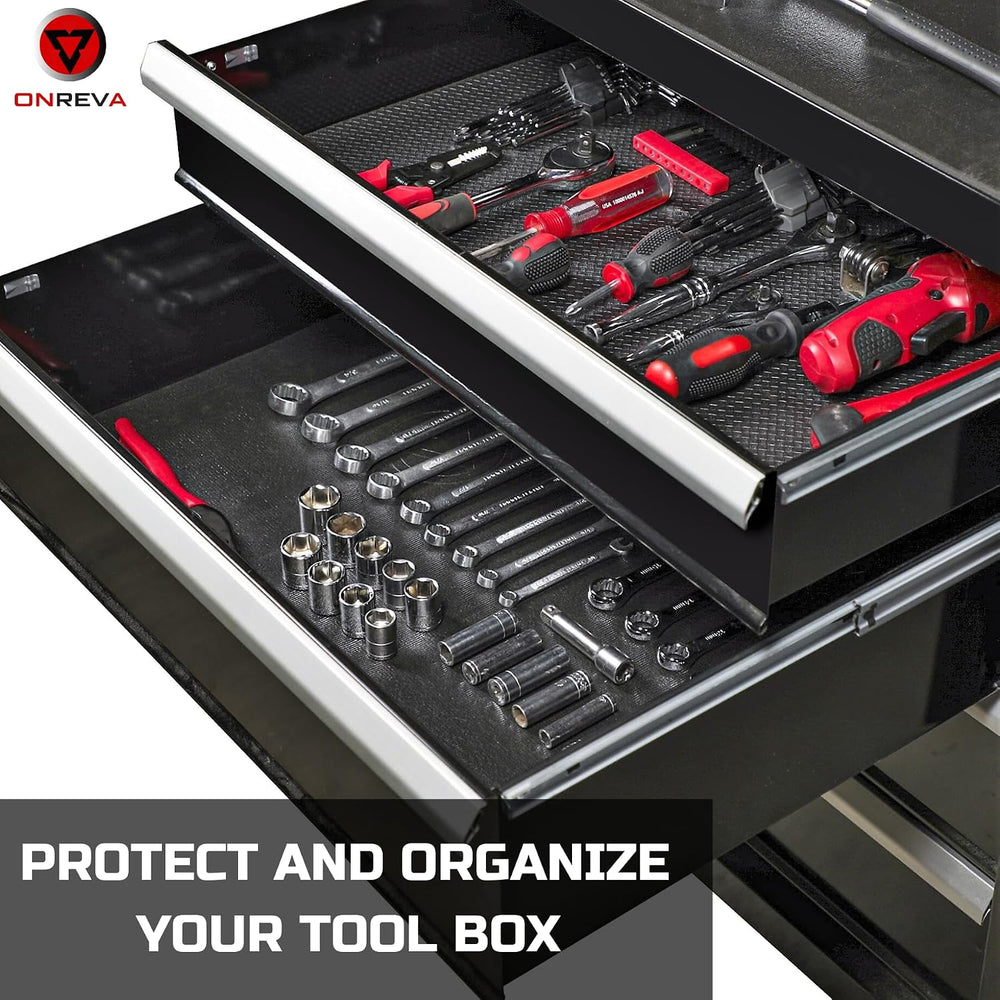 ONREVA Tool Box Liner 20 inch Wide x 28 ft Large, Thick Heavy Duty Toolbox Dr...