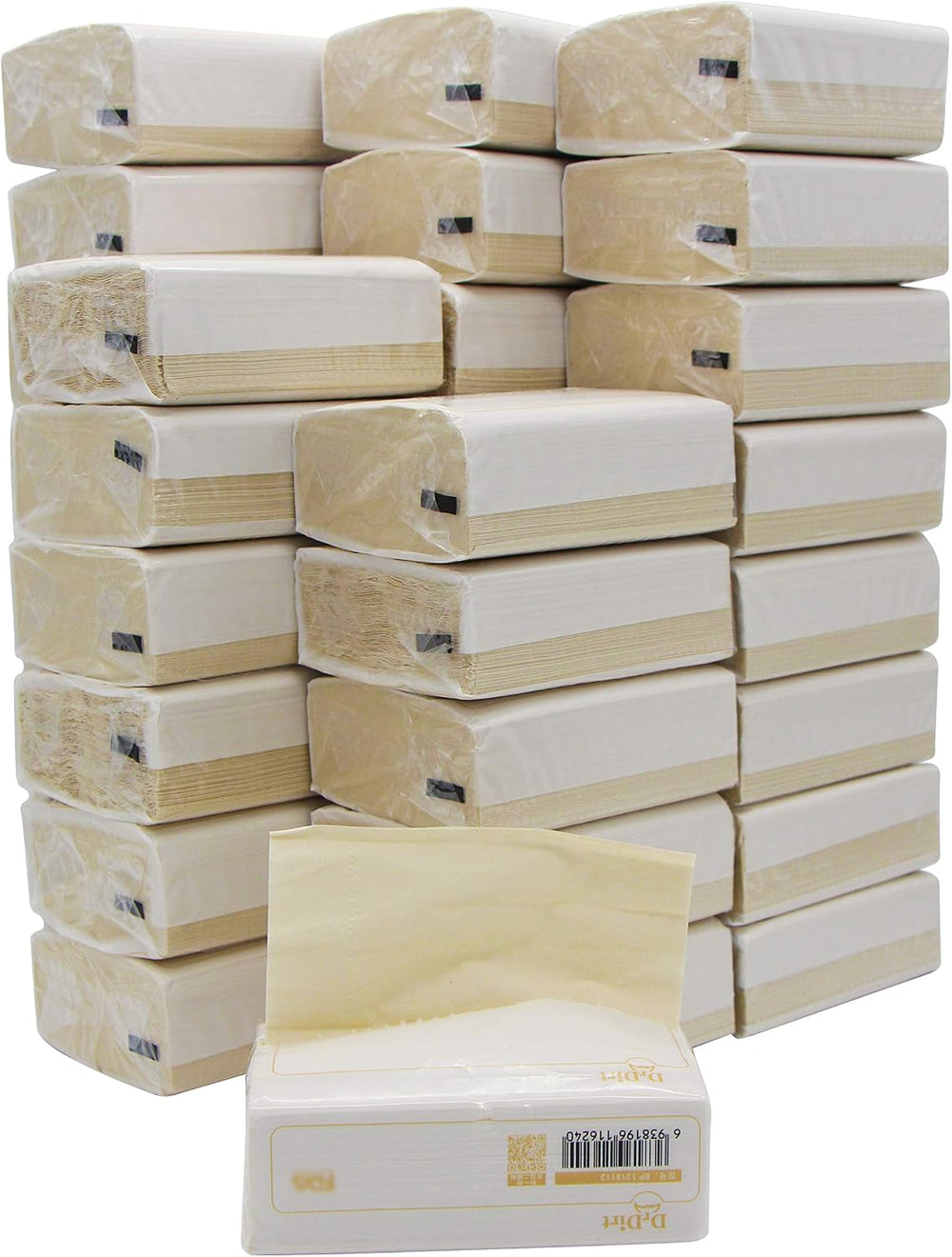 DrDirt Bamboo Facial Tissue Towels Paper in Bulk 36 Packs Refill Unscented Mi...