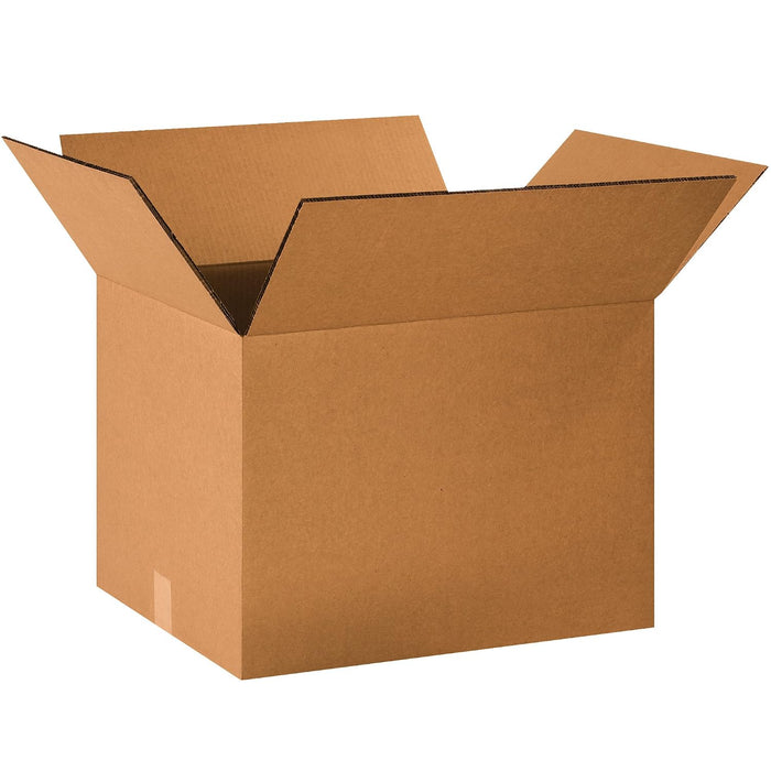 Boxes Fast BFHD201614DW Double Wall Corrugated, Heavy-Duty Cardboard Boxes, 20" x 16" x 14", for Shipping, Packing and Moving Protection, Kraft (Pack of 15)