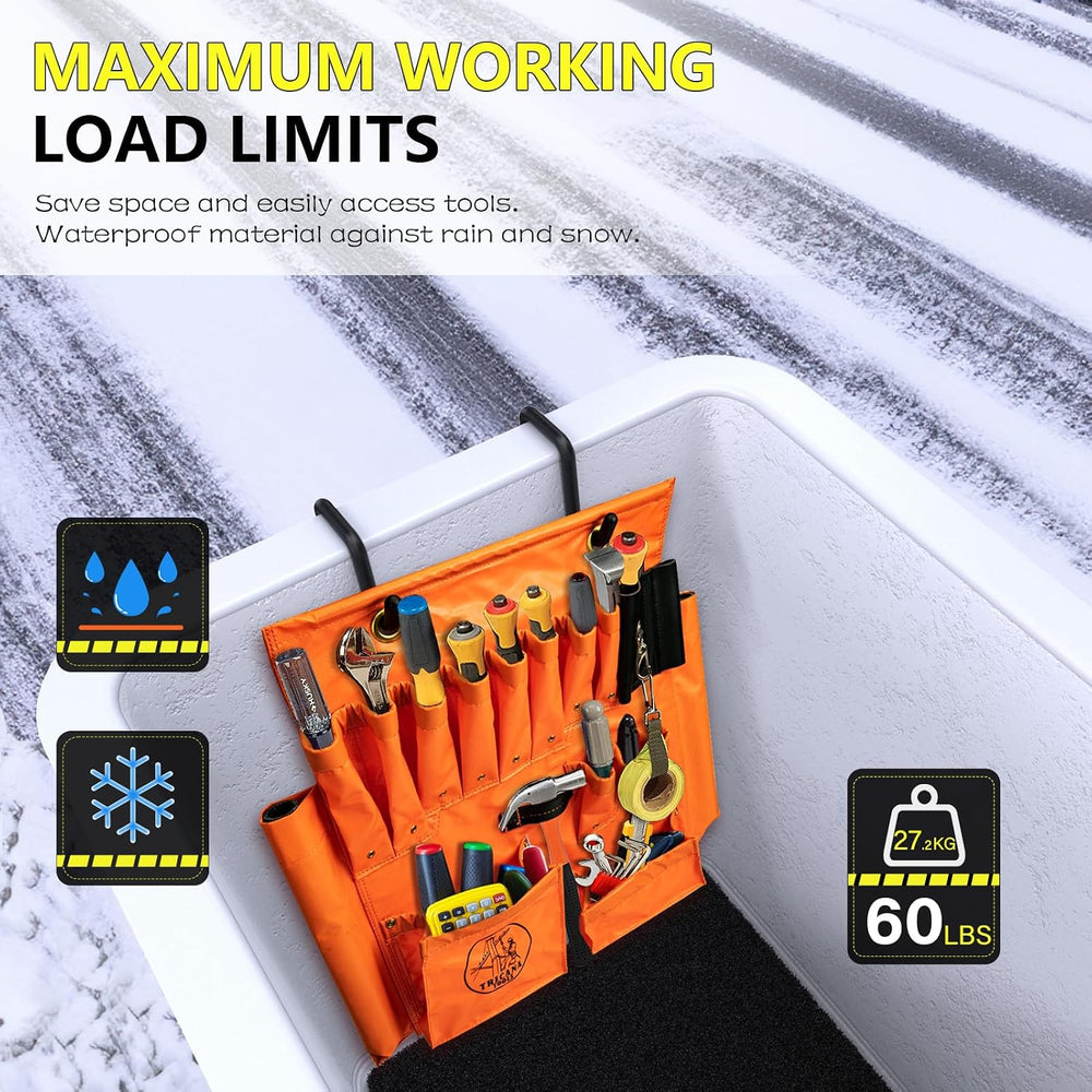 Lineman Tool Board, Aerial Apron, Bucket Truck Tools Organizer with Over 16 P...