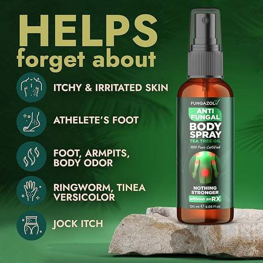 Body Spray with Tea Tree Oil | Fast-Absorbing Antifungal Treatment - Image 2