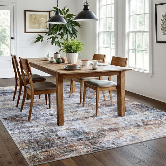 IOHOUZE Abstract Area Rugs 6x9 Ft Washable Rugs - Image 2