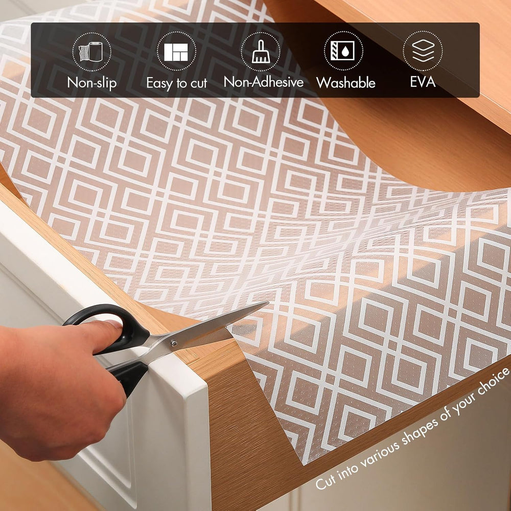 Cooyes Shelf and Drawer Liner for Kitchen Cabinets – Non-Adhesive