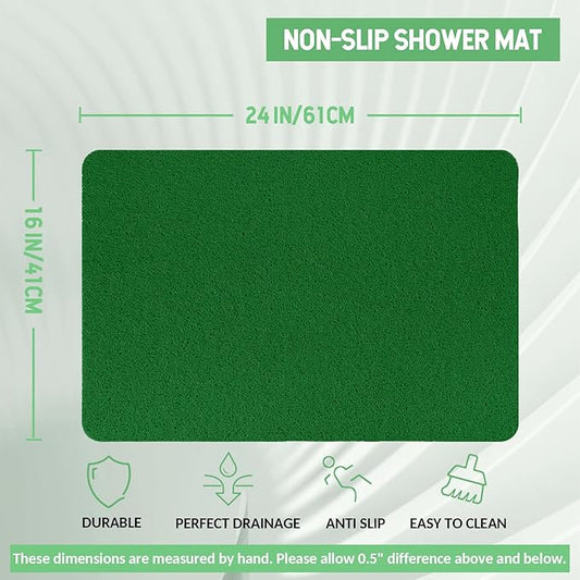 Non-Slip Bathtub Mat, 2 Pack Anti Slip Shower Mat, Fast Drying Bathtub Mats - Image 2