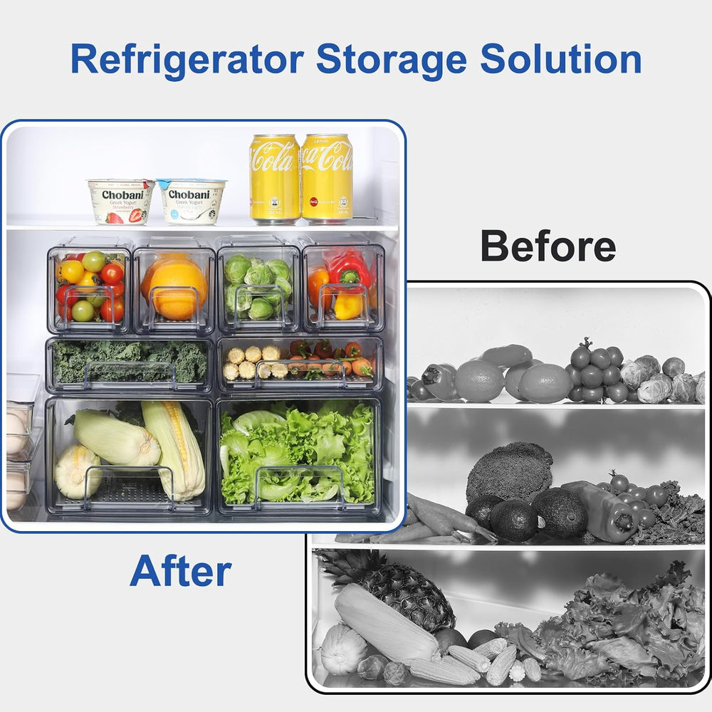 Refrigerator Organizers and Storage Drawers (Complete Set)